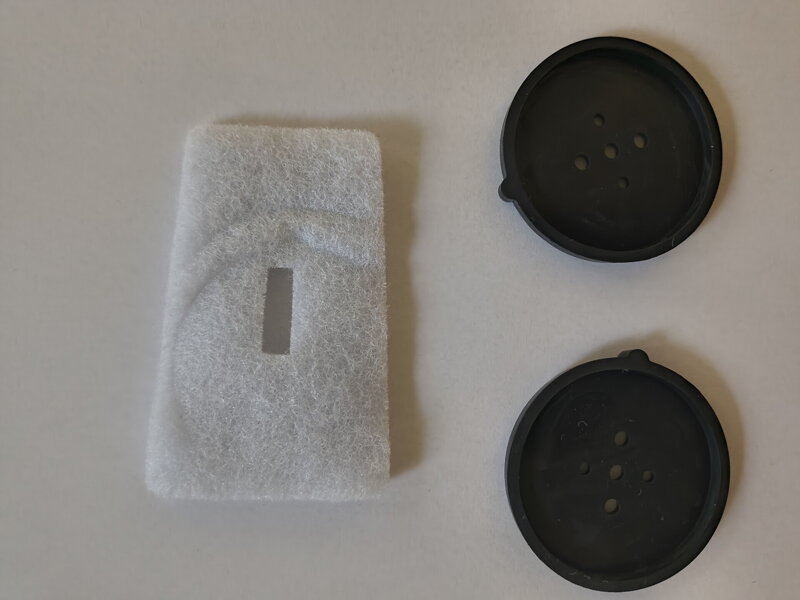 Charles Austen ET 60 náhradné diely 2 ks membrány bez magnetventilu s filtrom pre dúchadlo membrána- Sada membrán pre membránový kompresor